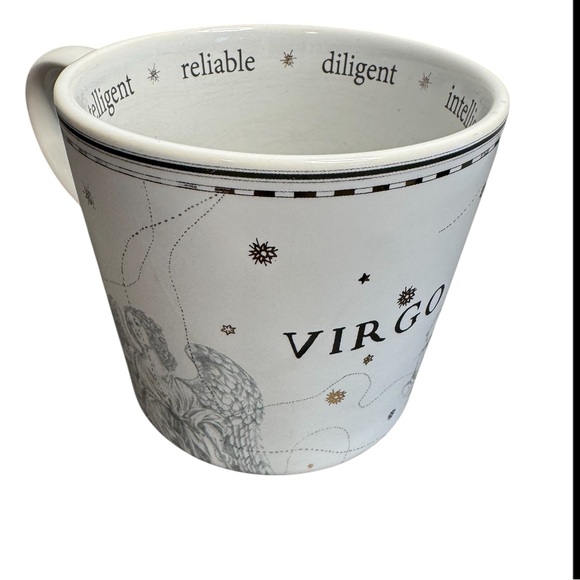 Williams Sonoma Other - Williams Sonoma Cream Zodiac Mug Virgo